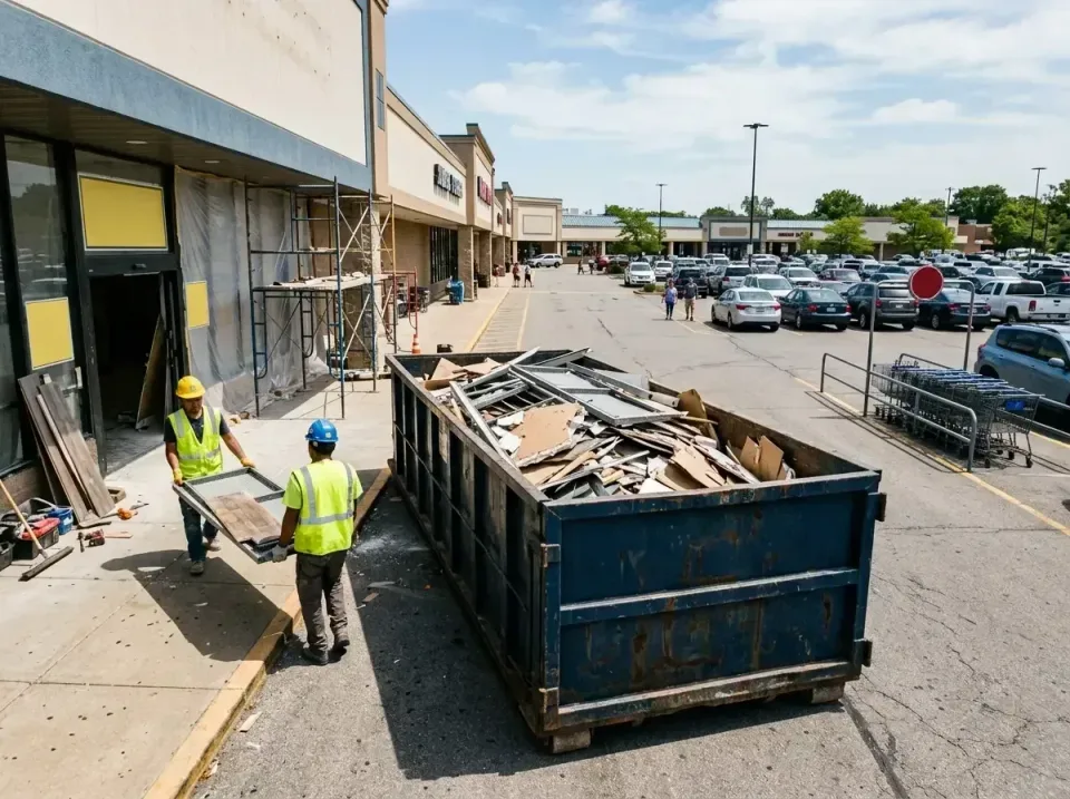 retail-store-renovation-debris-003 — frequently asked questions, Roll-off Dumpster Rentals in Crystal Lake, IL